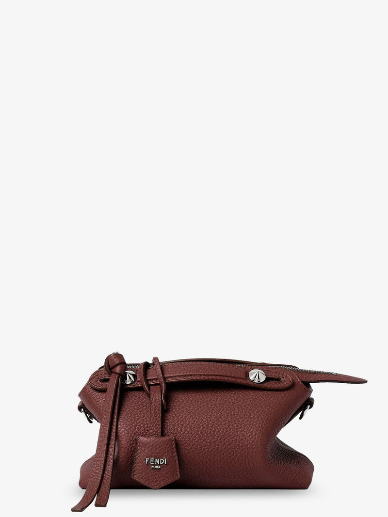 Fendi Fendi By The Way Hammered Leather Handbag Purple - World Class Fashion