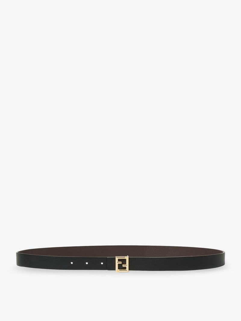 Fendi Fendi FF Leather Belt Black Women - World Class Fashion