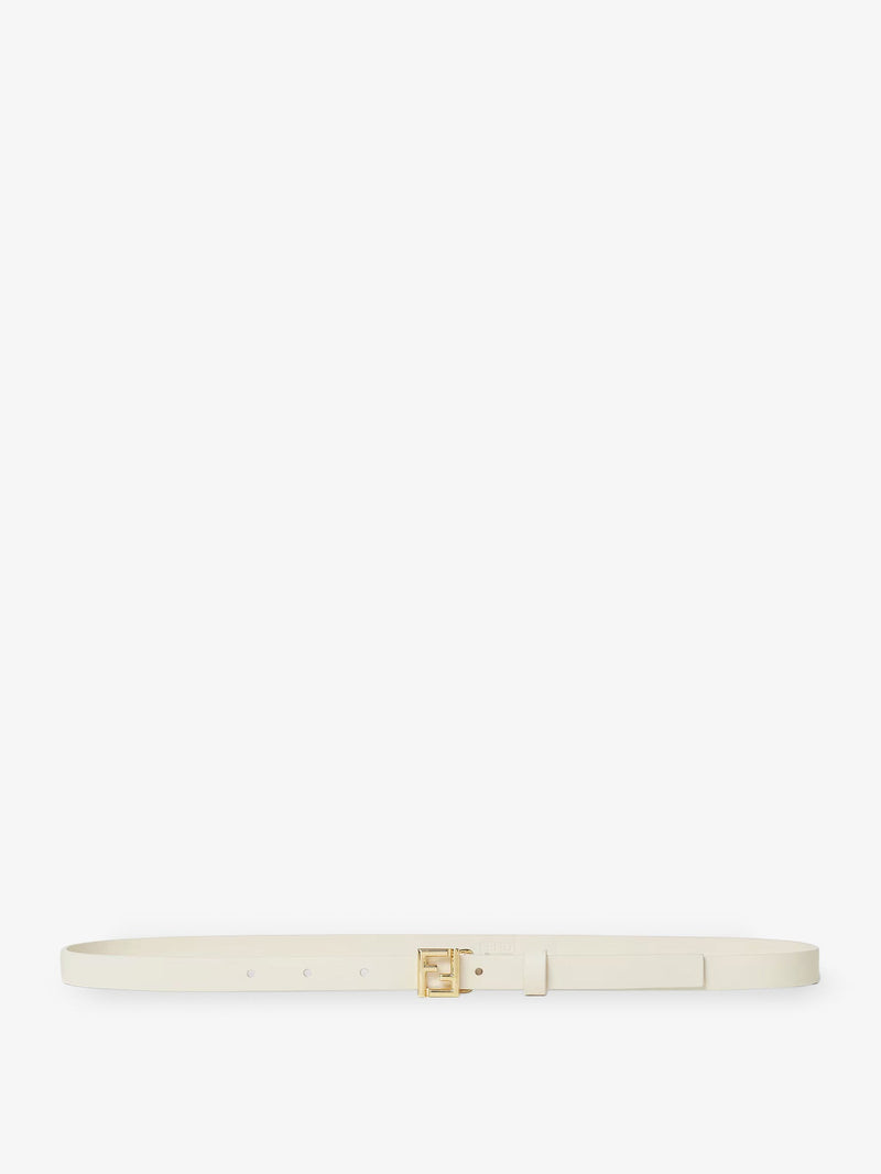 Fendi Fendi Leather Belt White Women - World Class Fashion