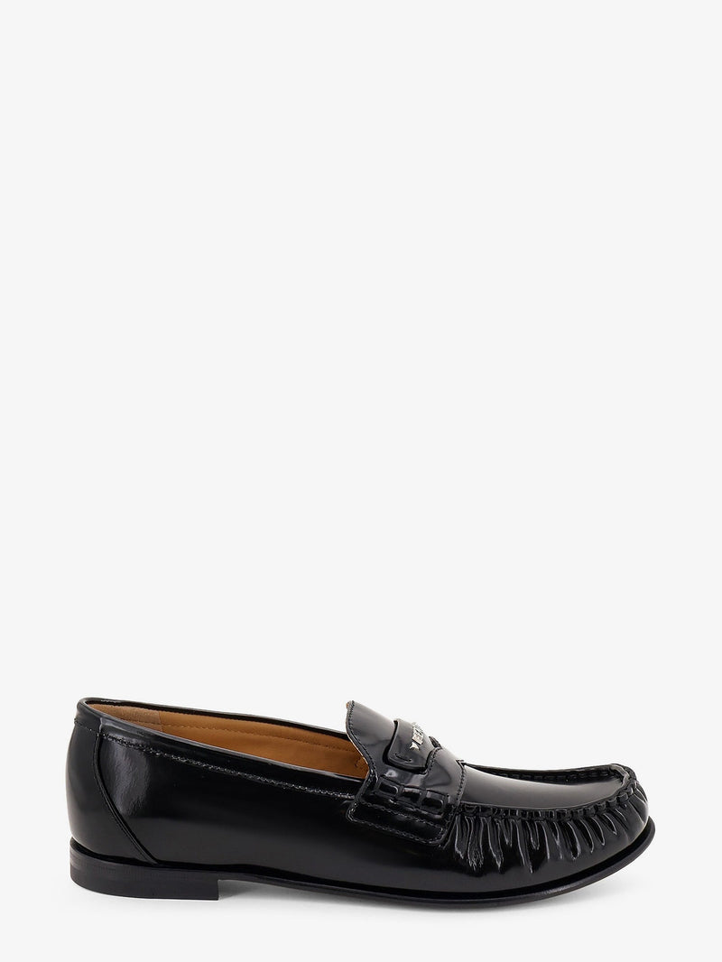 Fendi Fendi Leather Scrunch Loafers Black Women - World Class Fashion