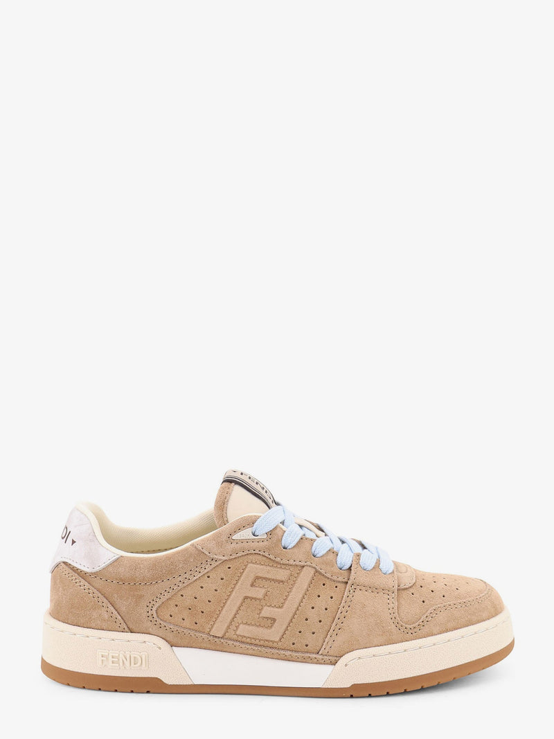 Fendi Fendi Fendi Match Suede Sneakers Beige Women - World Class Fashion