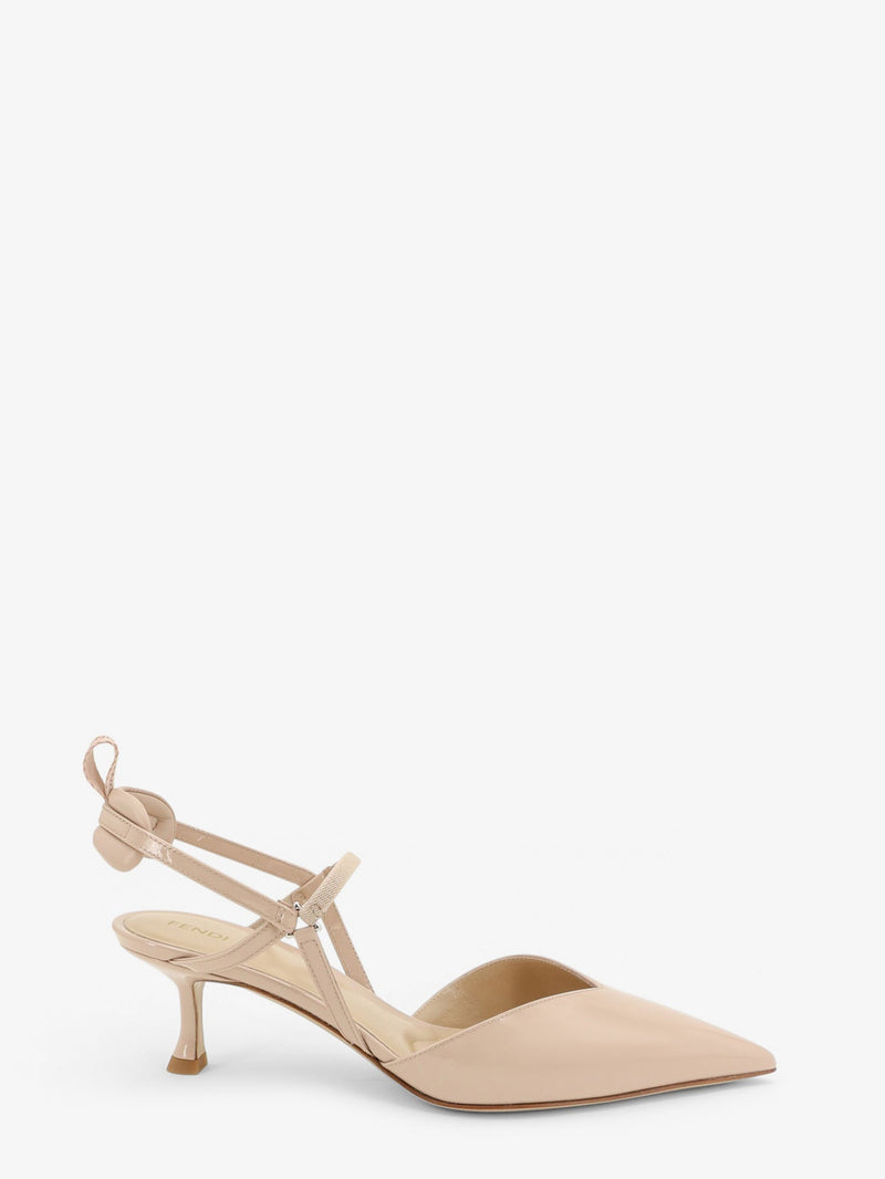 Fendi Fendi Very Colibrì Patent Leather Pumps Beige - World Class Fashion