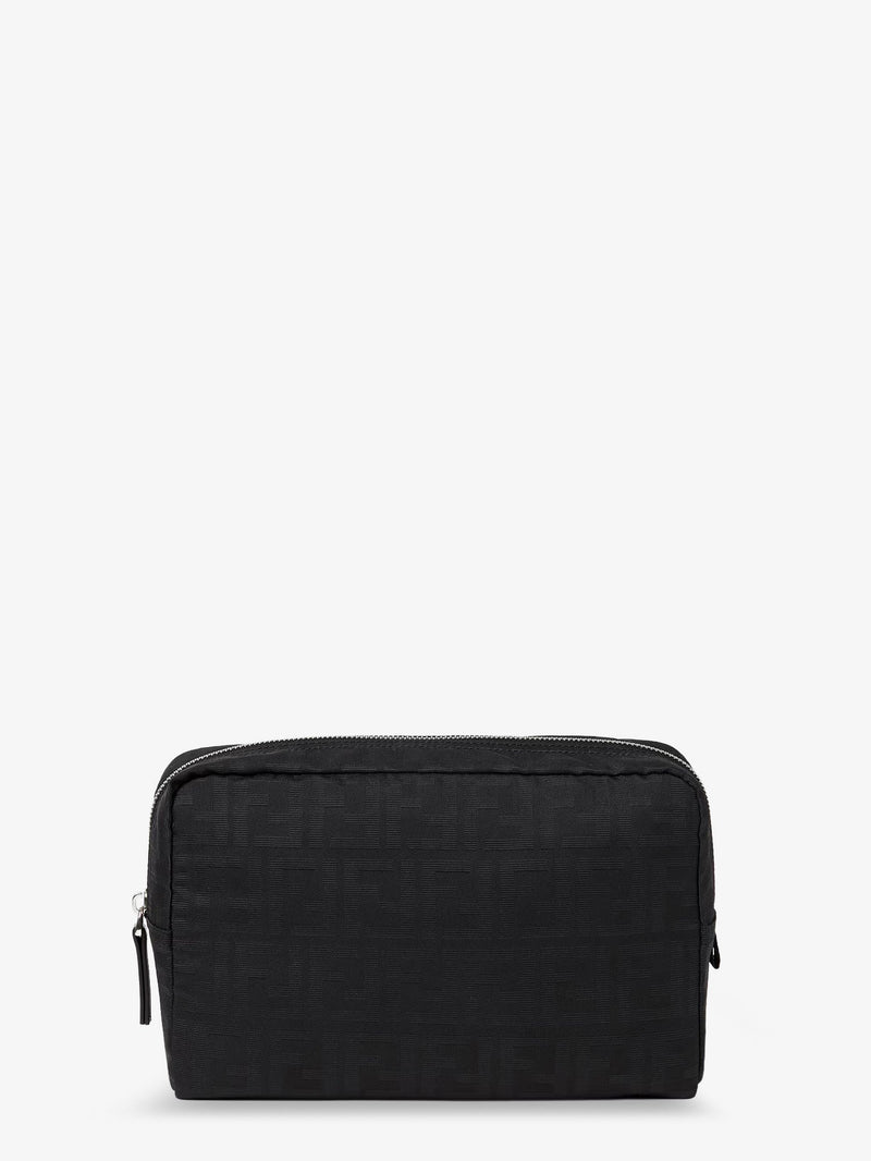 Fendi Fendi Superlight FF Zucca Fabric Beauty Case Black - World Class Fashion