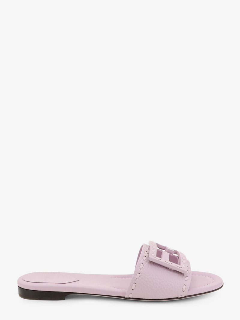 Fendi Fendi Leather Tube Sandals Pink Women - World Class Fashion