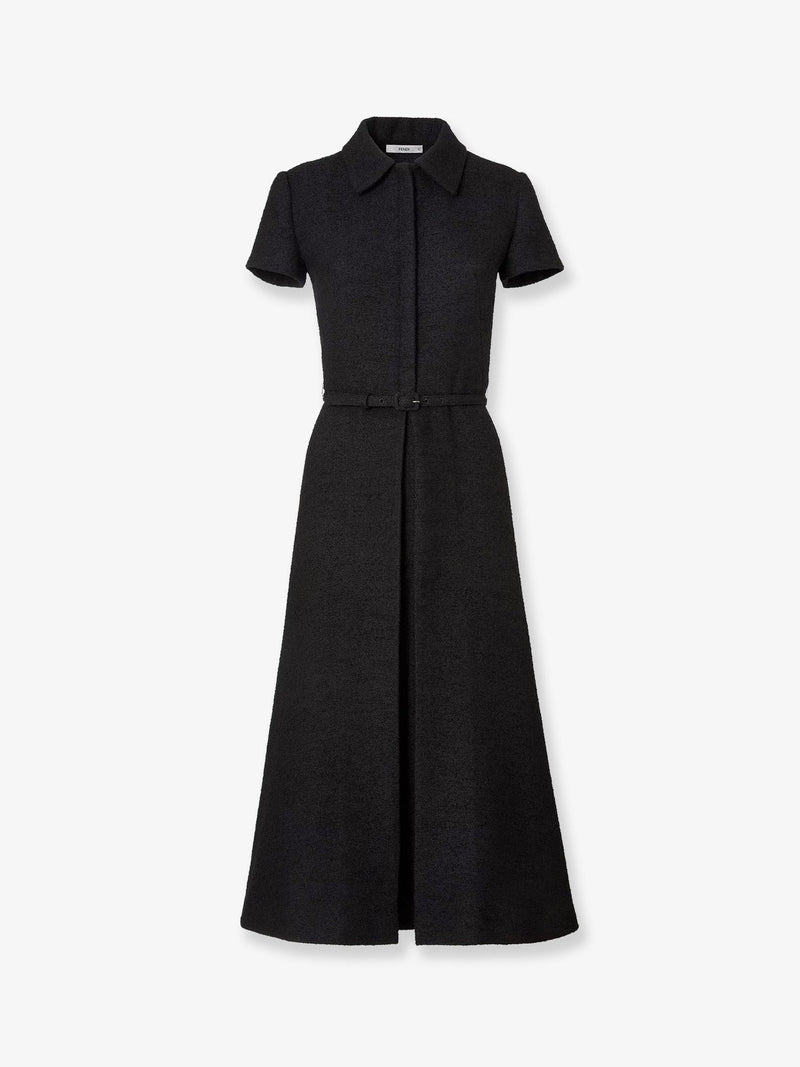 Fendi Fendi Wool Blend Long Dress Black Women - World Class Fashion