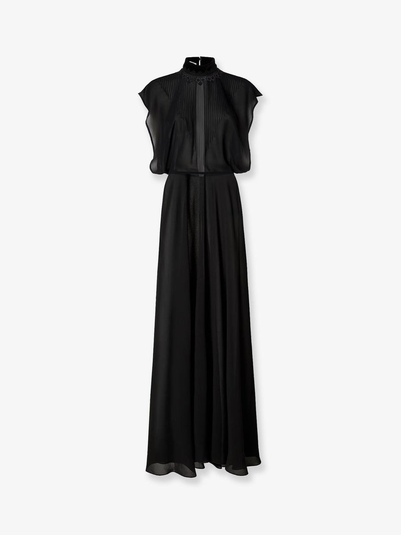 Fendi Fendi Georgette Dress Black Women - World Class Fashion