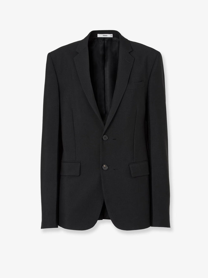 Fendi Fendi Black Kid Mohair Blazer Women - World Class Fashion