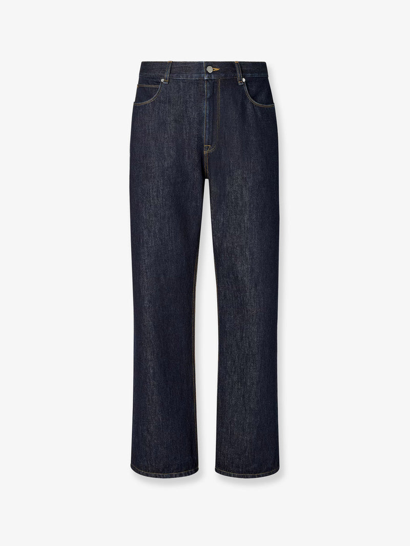Fendi Fendi Denim Regular Blue Washed Jeans Men - World Class Fashion