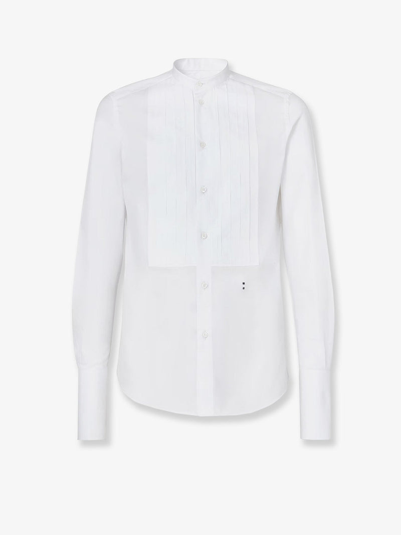 Fendi Fendi Slim Fit Poplin Shirt White - World Class Fashion
