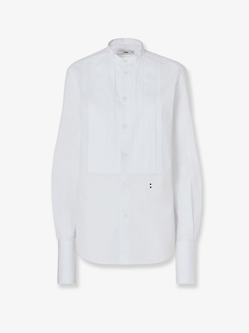 Fendi Fendi Popeline Shirt White Women - World Class Fashion