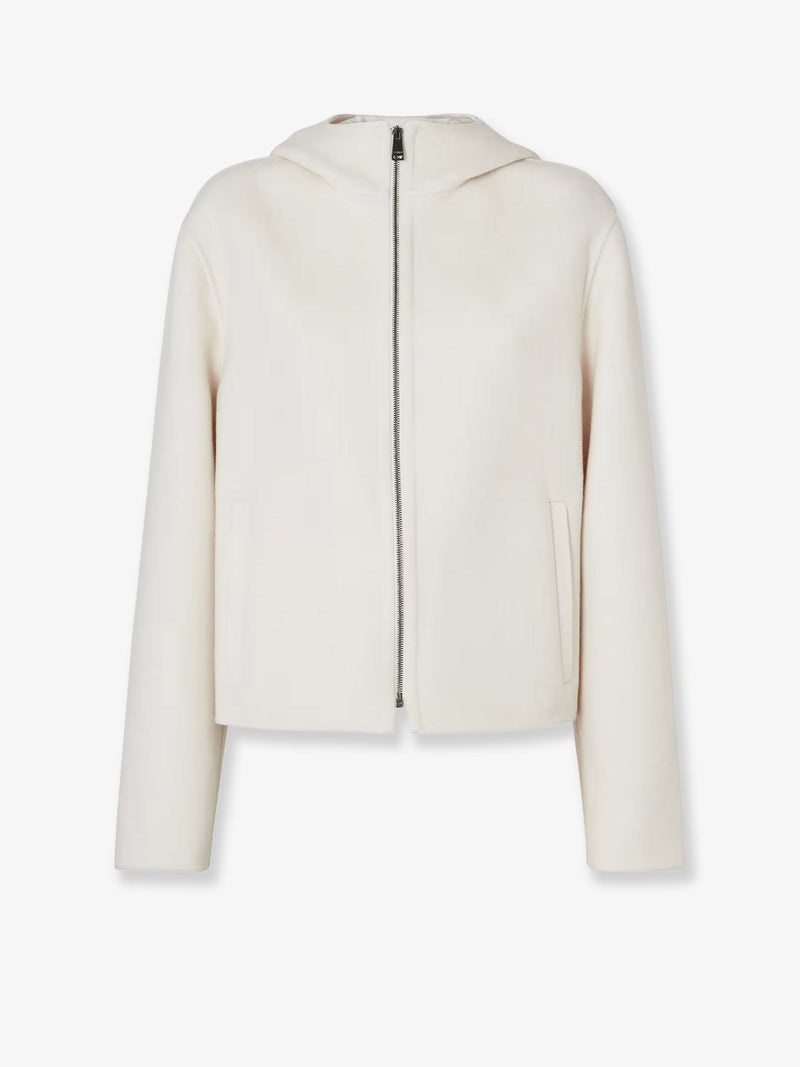 Fendi Fendi FF Zucca Wool Jacket White Women - World Class Fashion