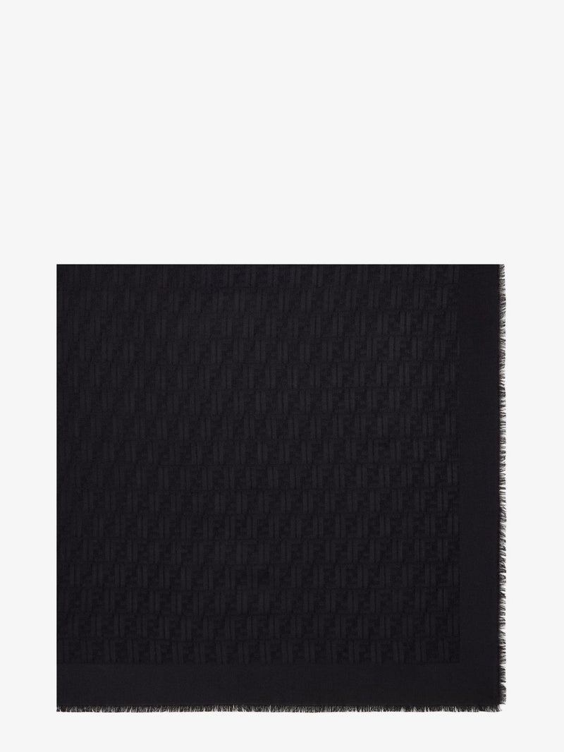 Fendi Fendi Wool Scarf Black Women - World Class Fashion