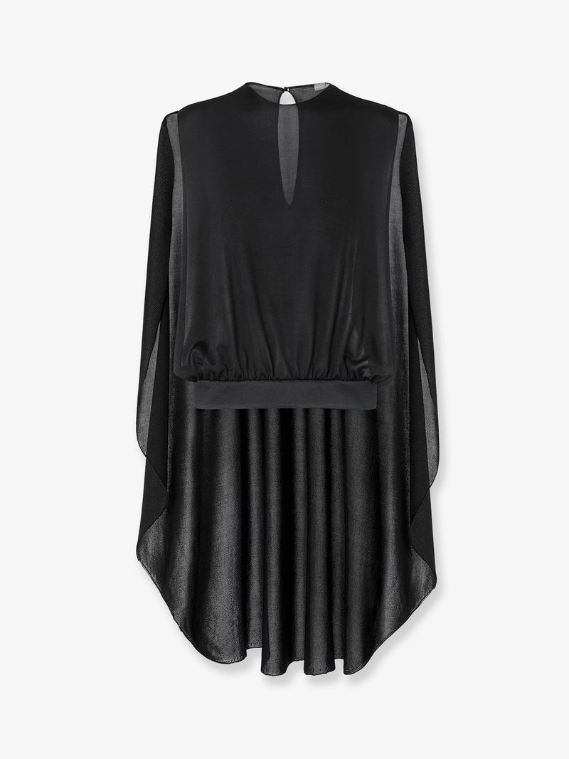 Fendi Fendi Silk Sleeveless Top Black - World Class Fashion