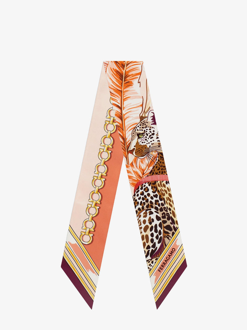 Ferragamo Ferragamo Felindra Silk Bandeau Pink - World Class Fashion