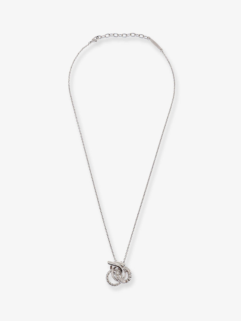 Ferragamo Ferragamo Collar de Latón Plateado Mujer - World Class Fashion