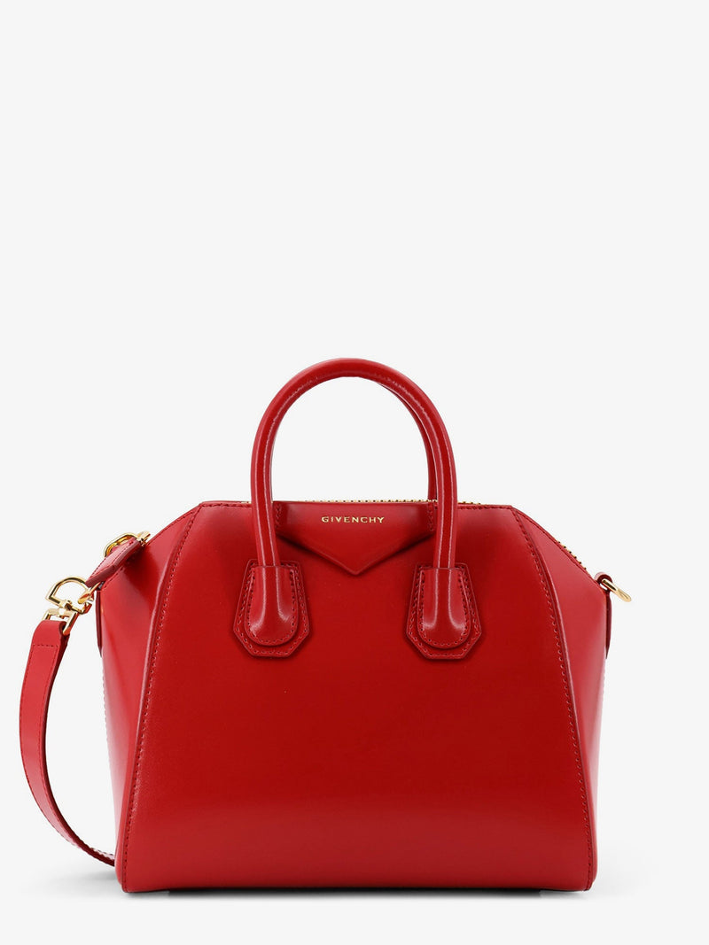 Givenchy Givenchy Antigona Mini Leather Crossbody Bag Red - World Class Fashion