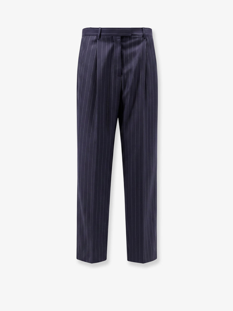 Givenchy Givenchy Double Pleat Wool Trousers Blue Women - World Class Fashion