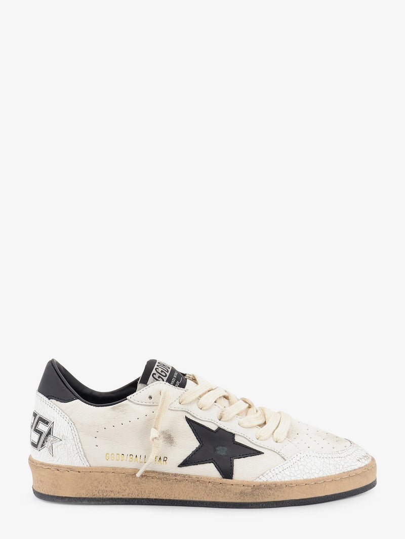 Golden Goose Golden Goose Ball Star Leather Sneakers White - World Class Fashion