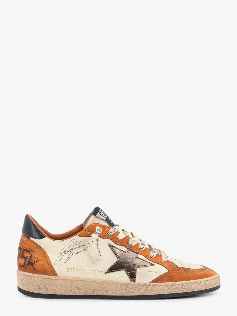 Golden Goose Golden Goose Ballstar Sneakers Orange Men - World Class Fashion