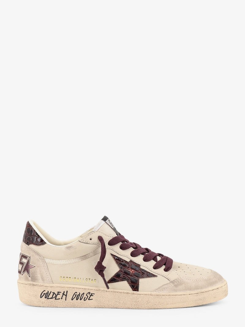 Golden Goose Golden Goose Ballstar Leather Sneakers White Men - World Class Fashion