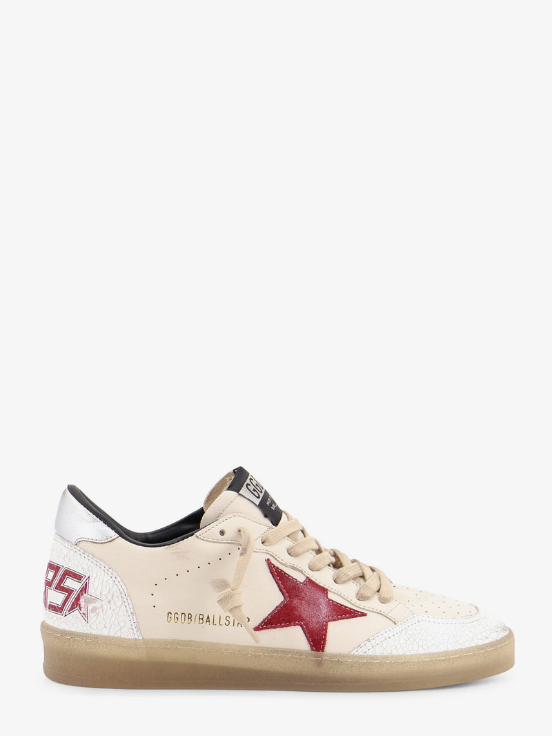 Golden Goose Golden Goose Ballstar Leather Sneakers White Men - World Class Fashion