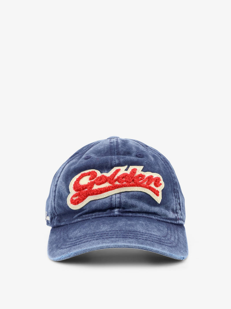 Golden Goose Golden Goose Cotton Hat Blue Men - World Class Fashion