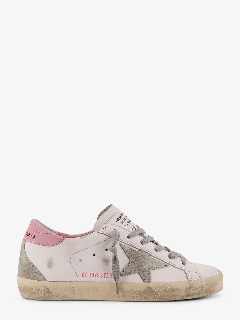 Golden Goose Zapatillas de piel Golden Goose Superstar para mujer, color rosa - World Class Fashion