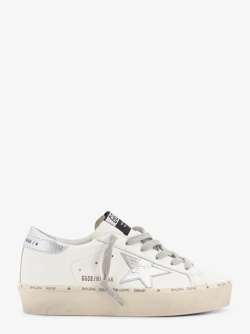 Golden Goose Golden Goose Hi-Star Leather Sneakers White Women - World Class Fashion