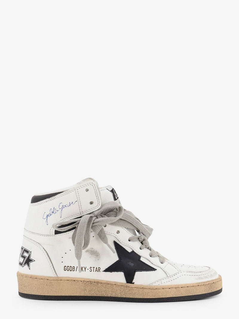 Golden Goose Golden Goose Sky Star Leather Sneakers White Women - World Class Fashion