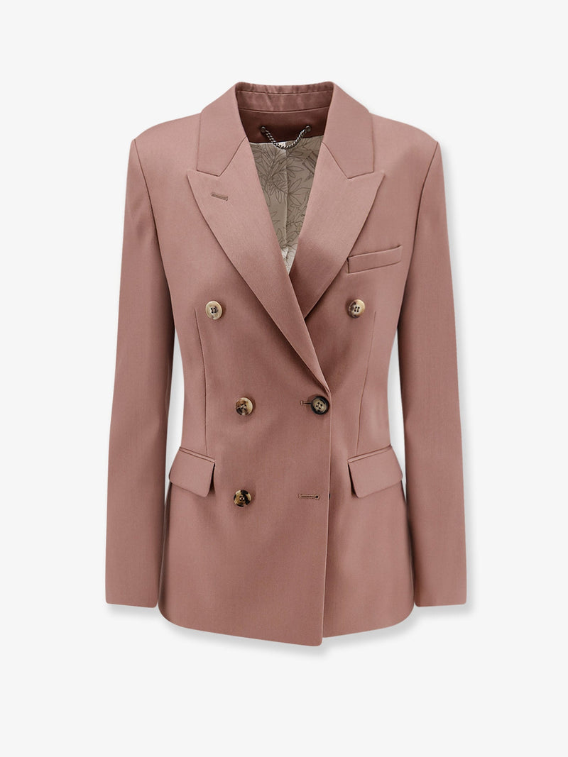 Golden Goose Golden Goose Diva Light Dry Wool Blazer Pink - World Class Fashion