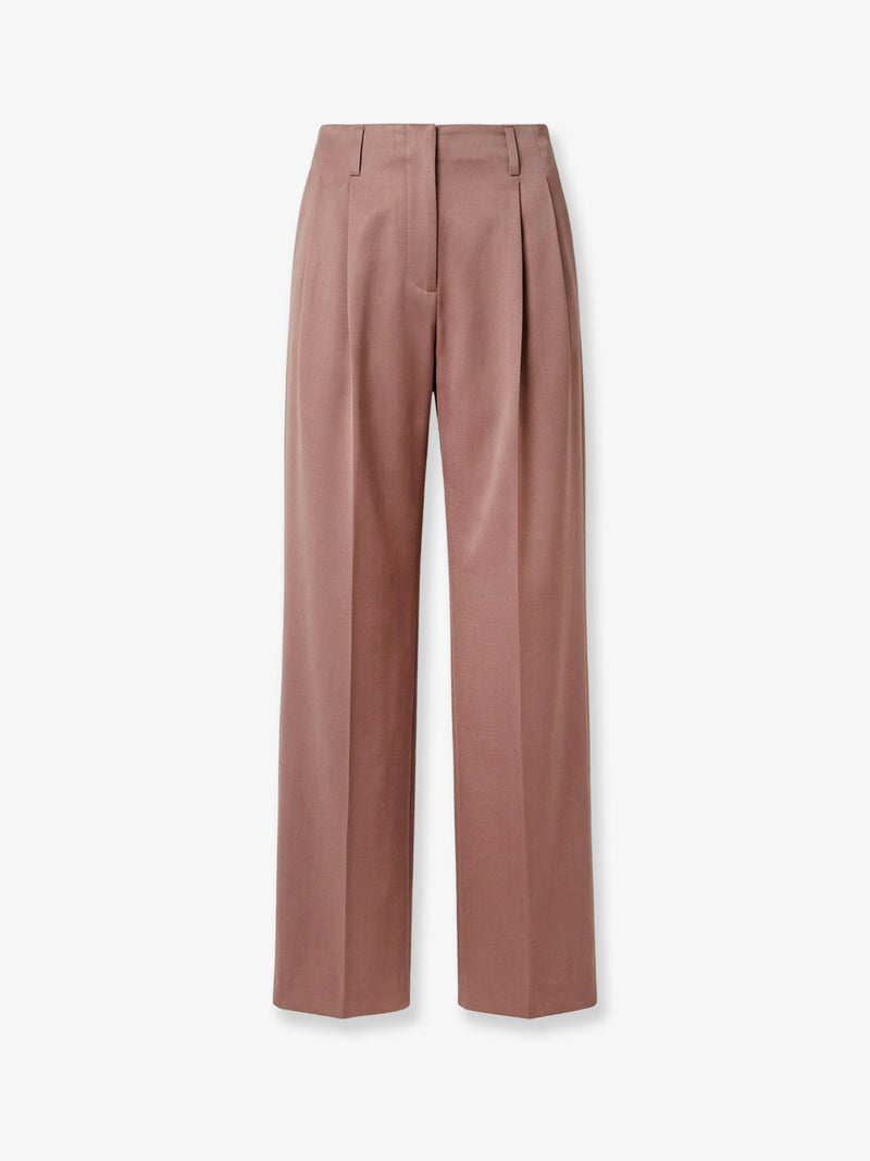 Golden Goose Golden Goose Flavia Light Wool Trousers Pink - World Class Fashion