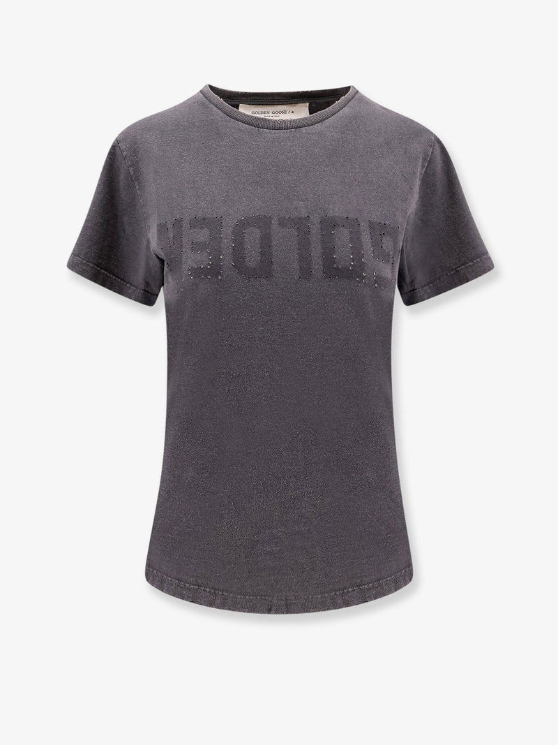 Golden Goose Golden Goose Doris Cotton T-Shirt Grey Women - World Class Fashion