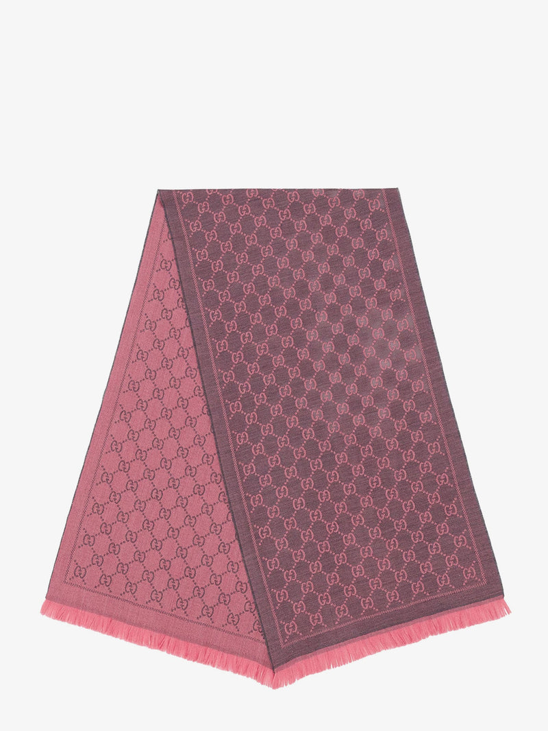 Gucci Gucci Wool Scarf Pink Women - World Class Fashion