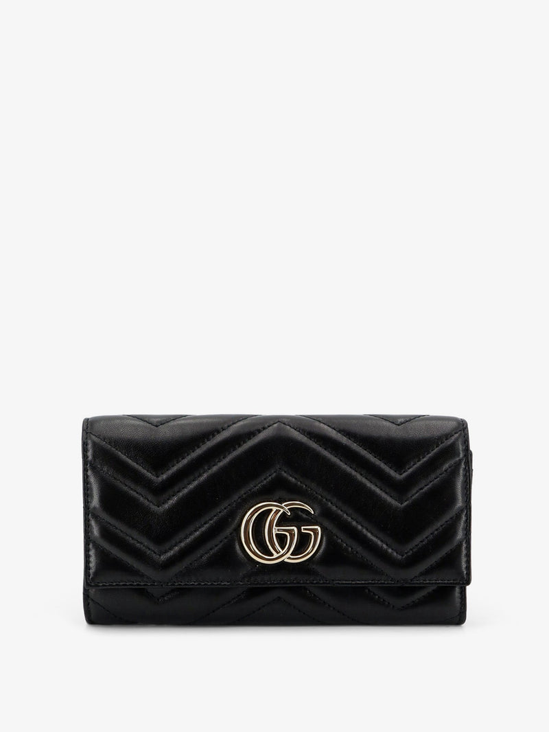 Gucci Gucci Gg Continental Leather Wallet - World Class Fashion