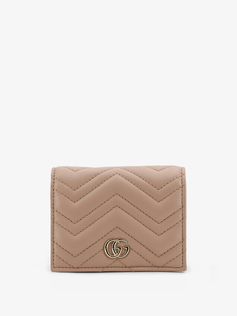 Gucci Gucci Gg Marmont Quilted Leather Wallet - World Class Fashion