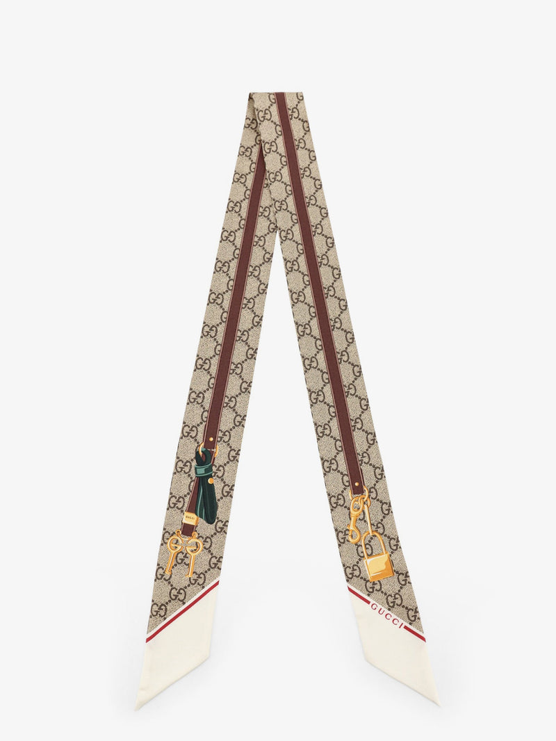 Gucci Gucci Silk Bandeau Beige Women - World Class Fashion