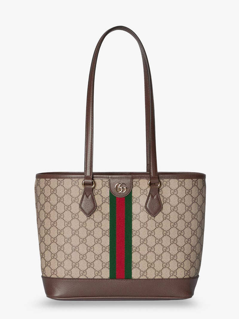 Gucci Bolso de compras Gucci Ophidia GG de tela marrón - World Class Fashion