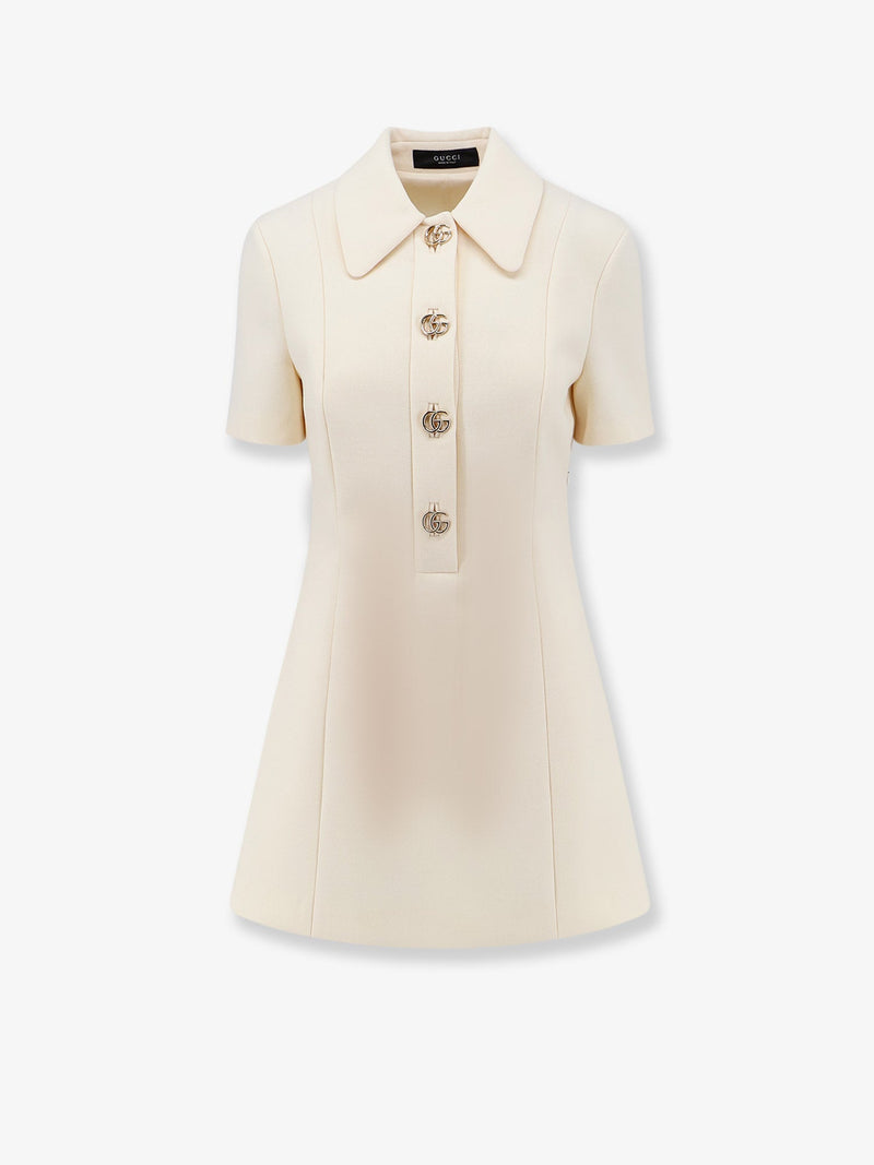 Gucci Gucci Wool Dress White Women - World Class Fashion