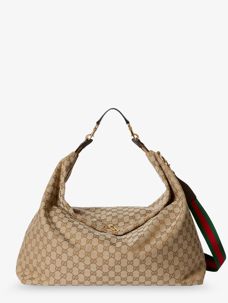 Gucci Gucci Brera GG Fabric Crossbody Bag Beige - World Class Fashion