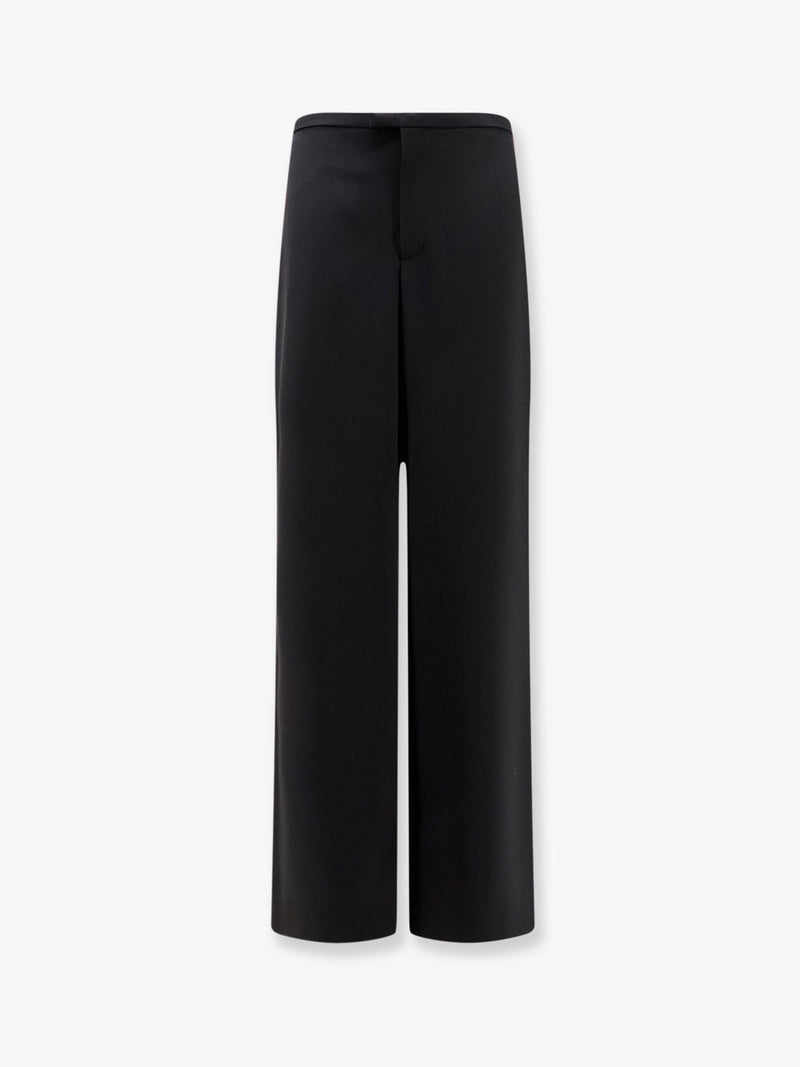 Gucci Pantalones Gucci de lana ligera negros para mujer - World Class Fashion
