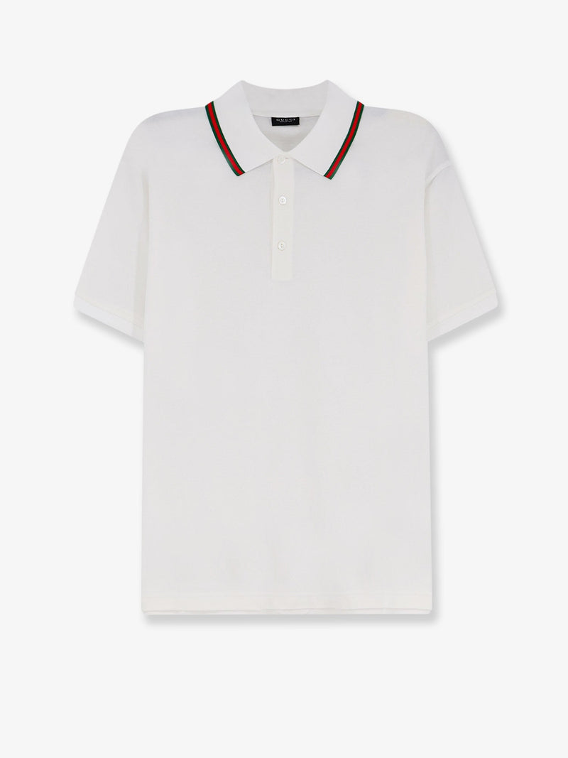 Gucci Gucci Cotton Polo Shirt White Men - World Class Fashion