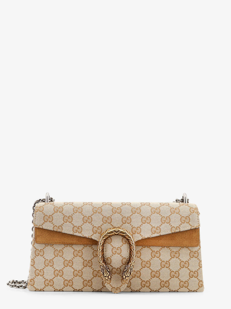 Gucci Gucci Dionysus GG Fabric Crossbody Bag Beige - World Class Fashion