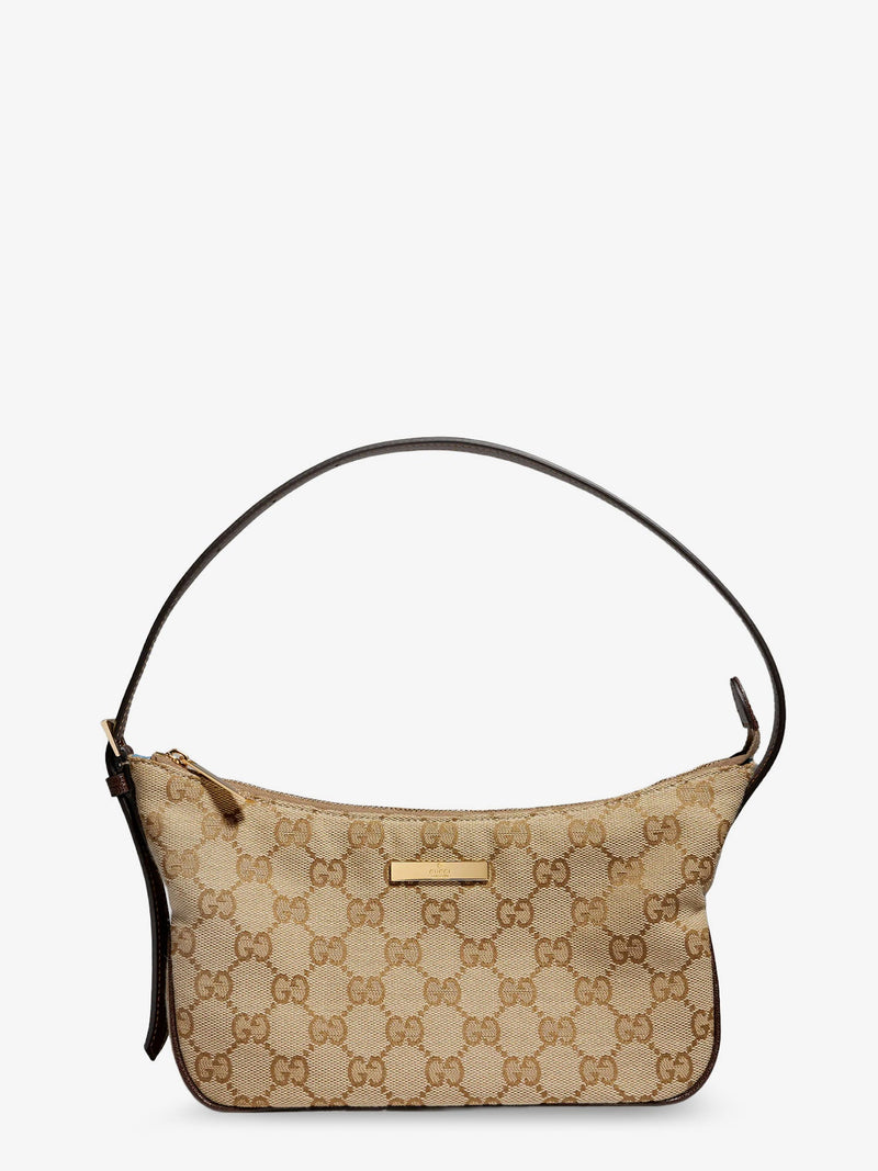 Gucci Gucci Lady Lunetta GG Fabric Crossbody Bag Beige - World Class Fashion