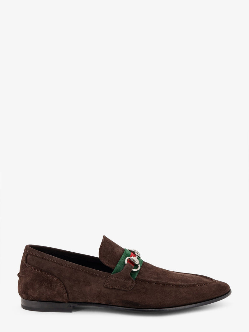 Gucci Gucci Como Suede Loafers Brown - World Class Fashion