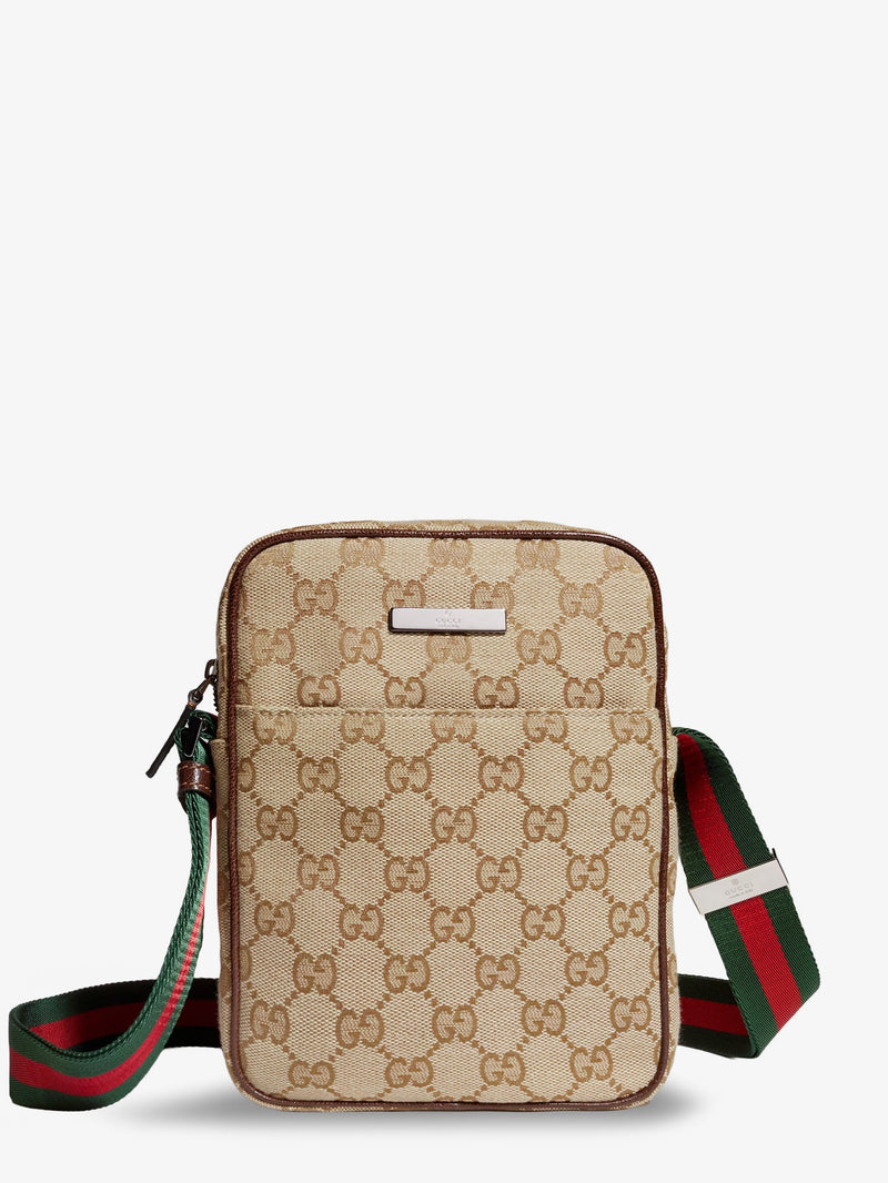 Gucci Gucci GG Fabric Crossbody Belt Bag Beige - World Class Fashion