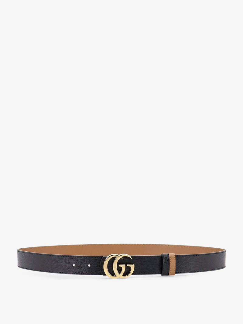 Gucci Gucci GG Marmont Leather Belt Black - World Class Fashion