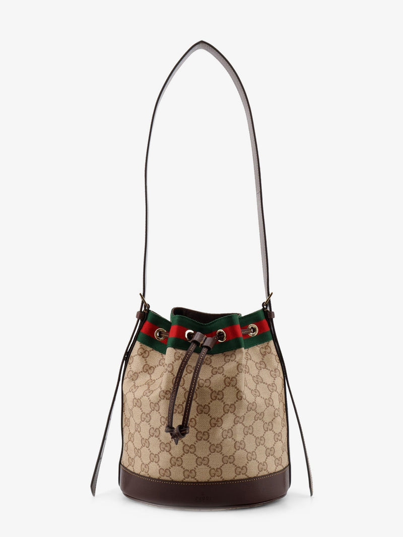 Gucci Gucci Gucci Venice Gg Fabric Bucket Bag - World Class Fashion