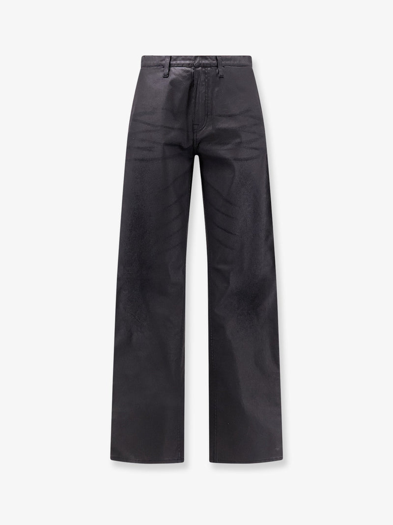 Gucci Gucci Cotton Trousers With Web Stripe Black Men - World Class Fashion