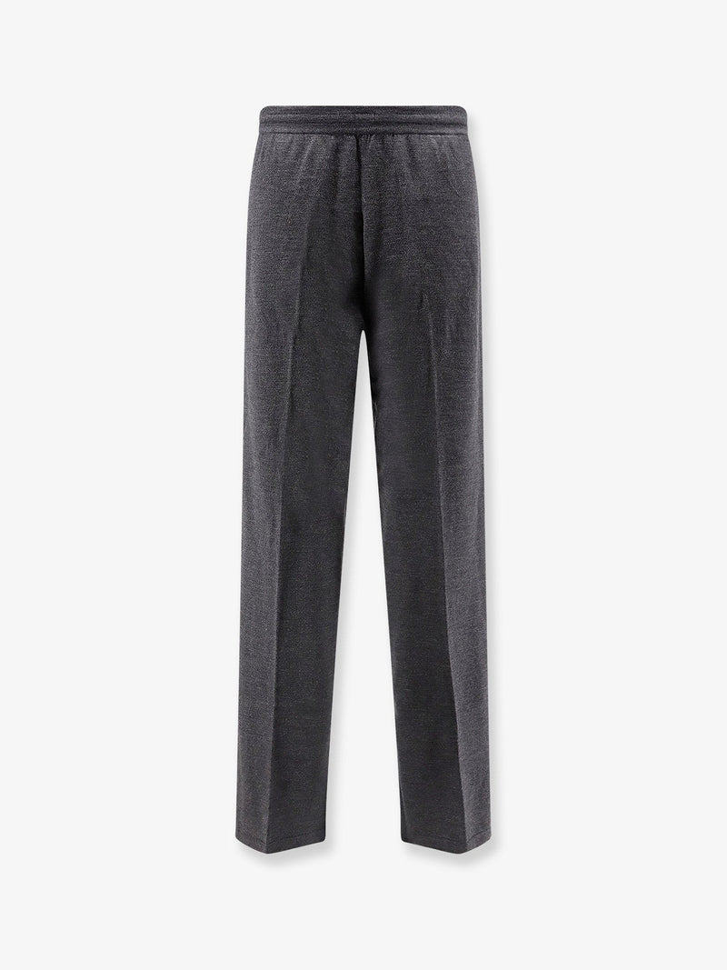 Gucci Gucci Wool Leisure Trousers Grey Men - World Class Fashion