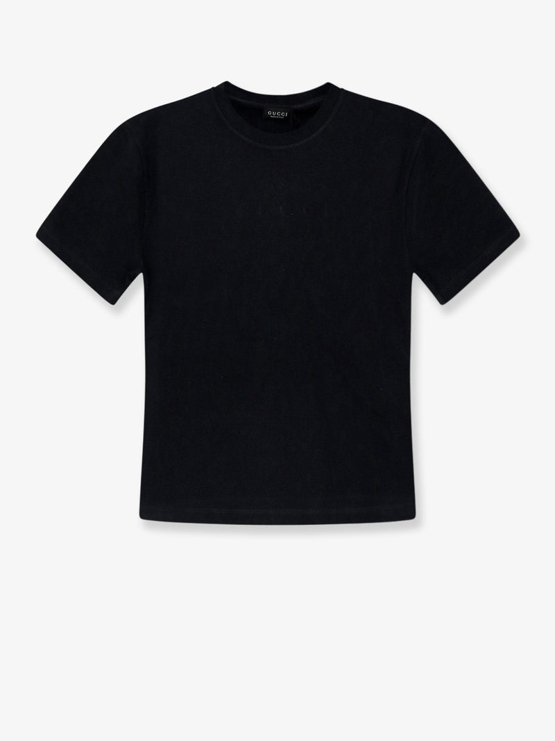 Gucci Gucci Technical Cotton Jersey T-Shirt Black - World Class Fashion